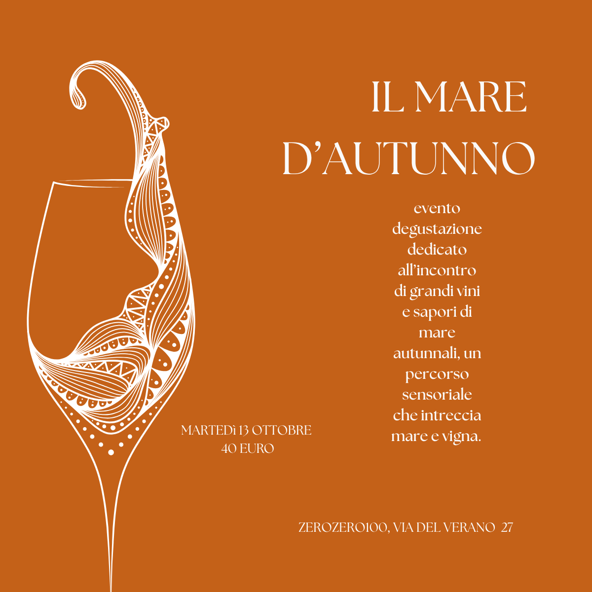 ZeroZero100 Roma 13 Ottobre 2026 - Evento degustazione